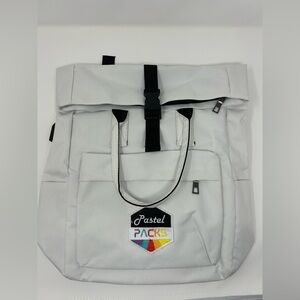NWOT Pastel Packs White Backpack